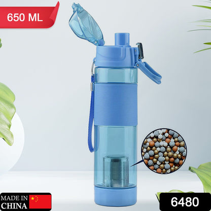 6480 Alkaline Water Bottle, with Food Grade Plastic, Stylish and Portable (Particulates not included)