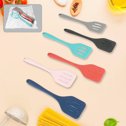 Multipurpose Silicone Spoon, Silicone Basting Spoon Non-Stick Kitchen Utensils Household Gadgets Heat-Resistant Non Stick Spoons Kitchen Cookware Items For Cooking and Baking (6 Pcs Set)