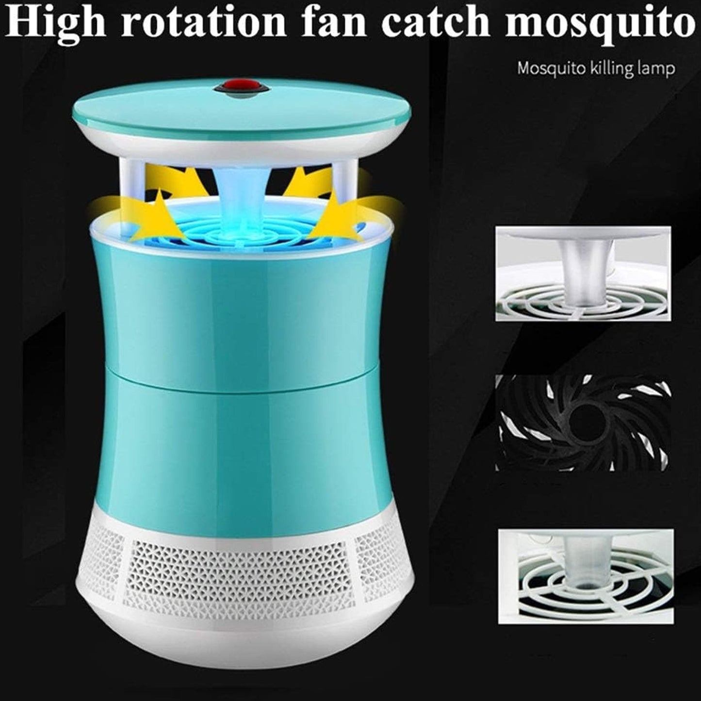 12862 Mosquito Killer Machine, Electronic Indoor Insect Killer Lamp, Bug Bedroom Mute Radiation-free Portable Fly Insect Killer Light For Home & Commercial Use. Mosquito killer lamp.