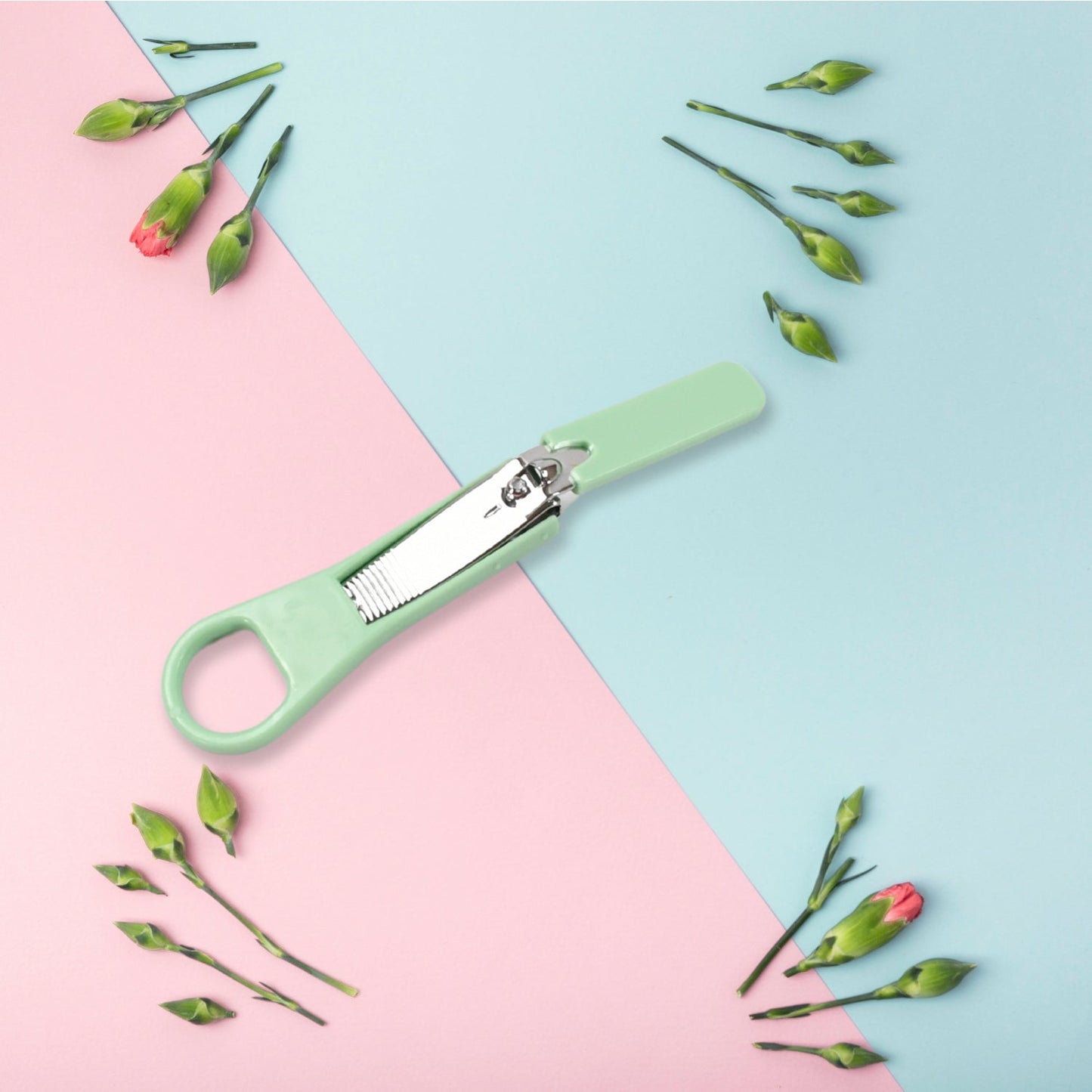 12729 Nail Clippers Adult Nail Clippers Plastic/Hardware Green Nail Clippers