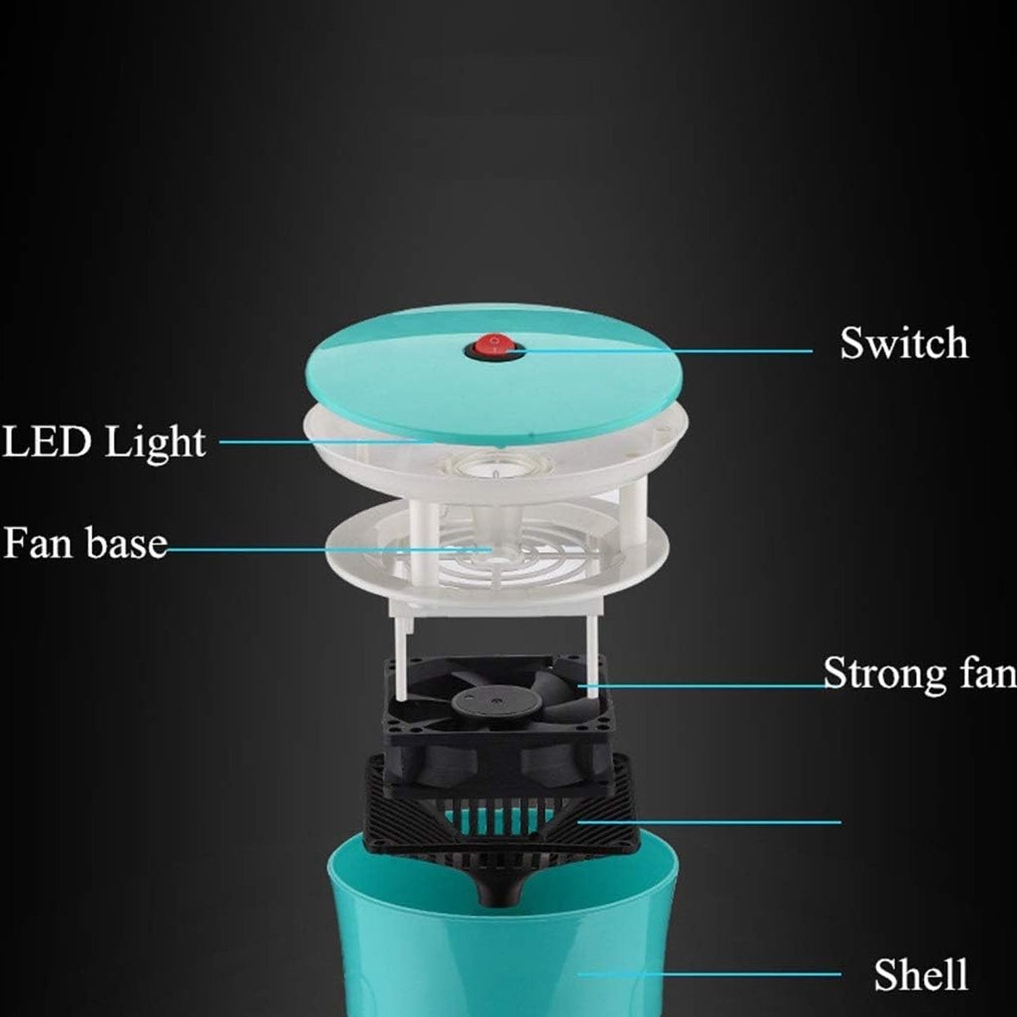 12862 Mosquito Killer Machine, Electronic Indoor Insect Killer Lamp, Bug Bedroom Mute Radiation-free Portable Fly Insect Killer Light For Home & Commercial Use. Mosquito killer lamp.