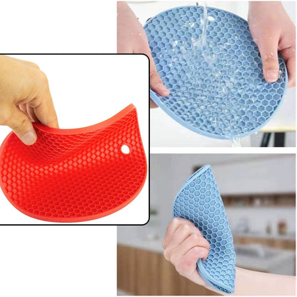 4913 Silicone Trivet for Hot Dish and Pot, Silicone Hot Pads ( 1 pcs )