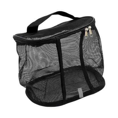 17757 Multi purpose storage bag clear cosmetic case Toiletry Bag mesh makeup pouch Toiletries Organizer mesh cosmetic pouch Makeup Bag mesh toiletry Cosmetics Bag Storage Box outdoor