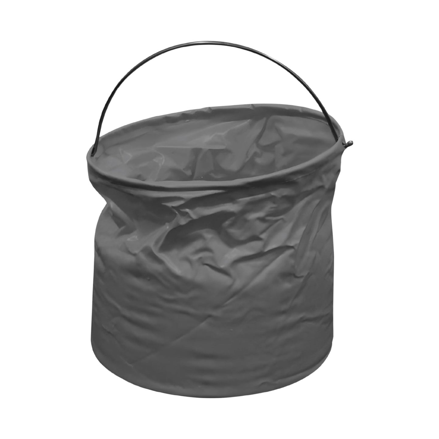 17965 Folding Bucket, Portable, Round Bucket, Simple Bucket, With Handle, Multi-functional, For Outdoor Use, Fishing, Car Washing, Cleaning, Disaster Prevention, Portable, Lightweight, Durable (1 pc / Mix Color)