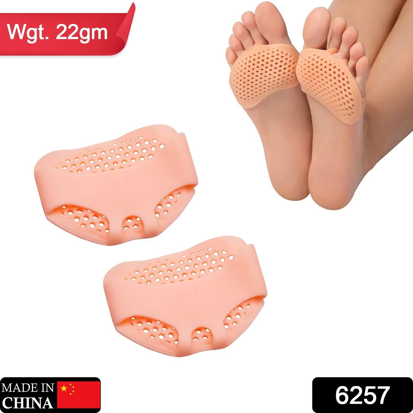 6257 SILICONE TIPTOE PROTECTOR AND COVER USED IN PROTECTION OF TOE FOR MEN AND WOMEN DeoDap