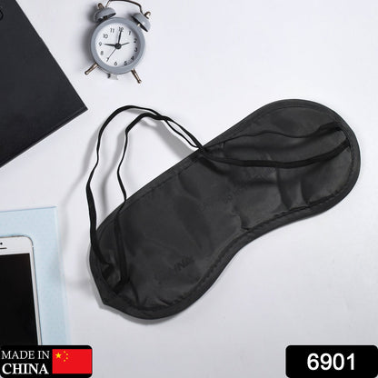 6901 New 1 Pcs Eye Mask Black Sleeping Eye Mask Cover for health Travel Sleep Aid Cover Light Guide