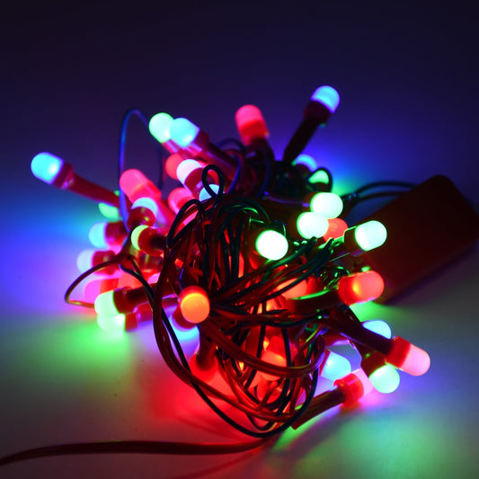 8342 9Mtr Home Decoration Diwali & Wedding LED Christmas String Light Indoor and Outdoor Light ,Festival Decoration Led String Light, Multi-Color Light 8MM (90L 9 Mtr)