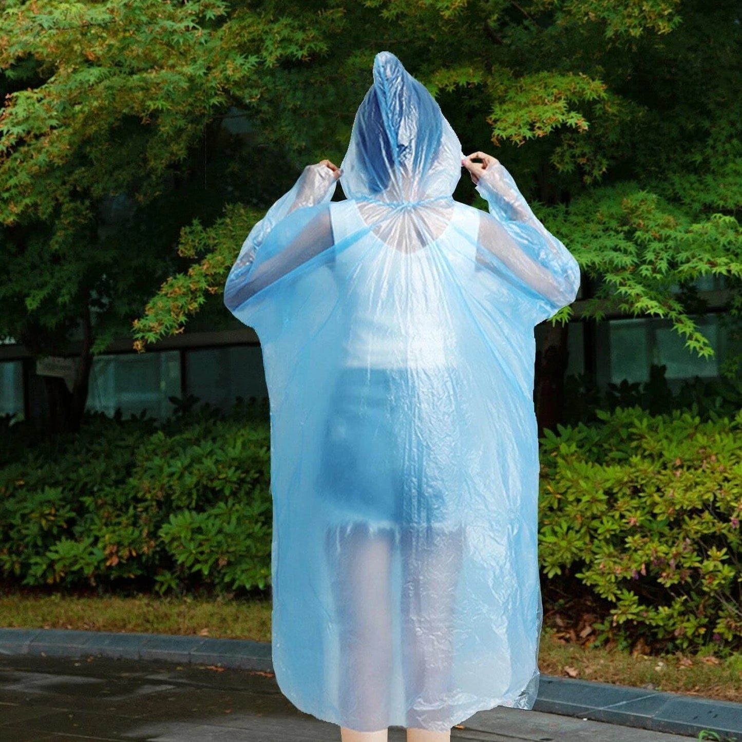 6182 Disposable Rain Coat For Having Prevention From Rain And Storms To Keep Yourself Clean And Dry. DeoDap