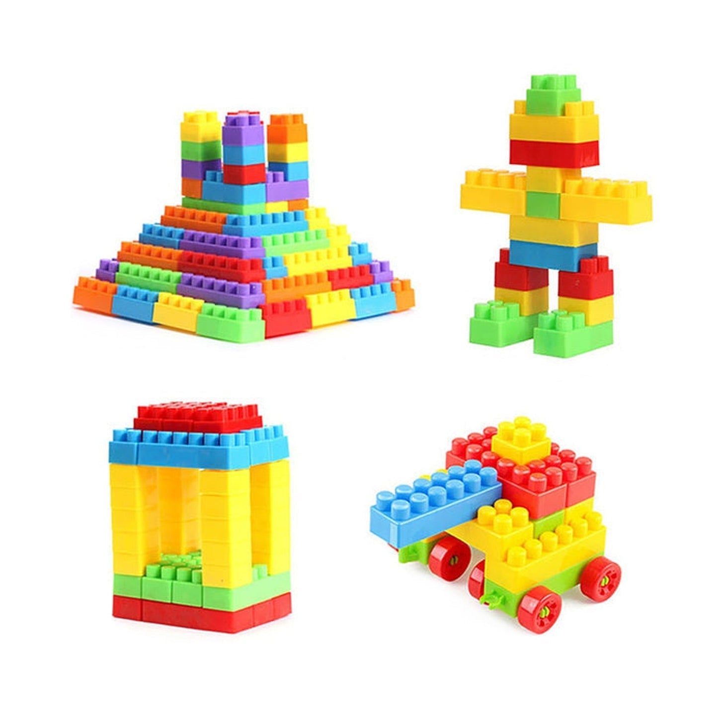 8077 60pc Building Blocks Early Learning Educational Toy for Kids DeoDap