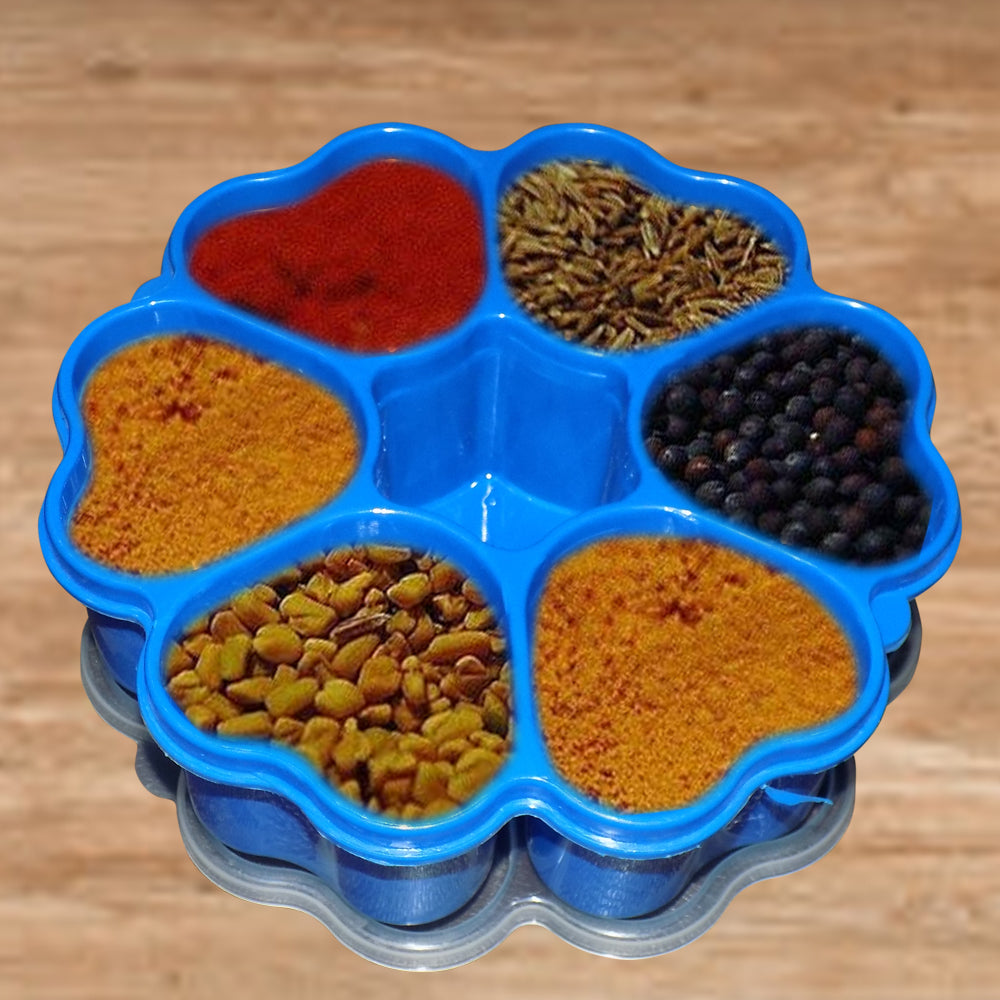 2251 Heart Shape Multipurpose Masala/Spice Box Container DeoDap