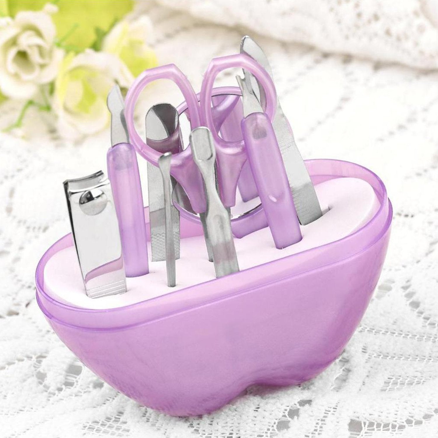 1491 8 in 1 Apple Shape Manicure Set DeoDap