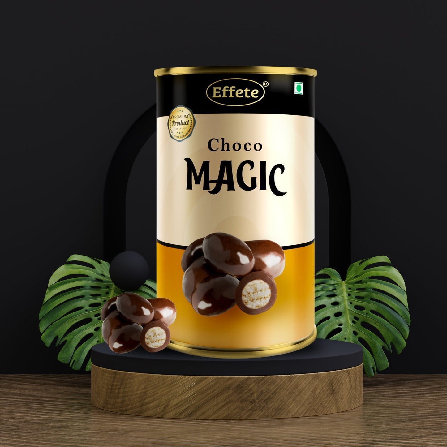 7829 Effete Choco Magic Center Filled Chocolate Can Choklet