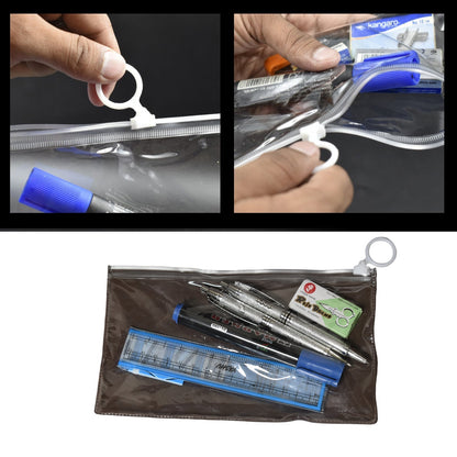 4848  6-Pcs Combo Zipper Pouch scissor Ruler Pen And Marker Used While Studying By Teachers And Students In Schools And Colleges Etc. DeoDap