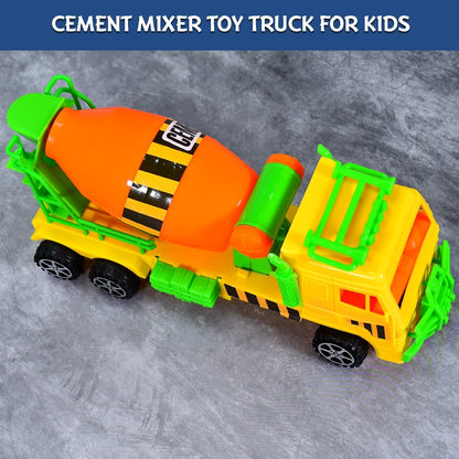 4441 Cement Mixer Truck Pushback Toy For kids DeoDap