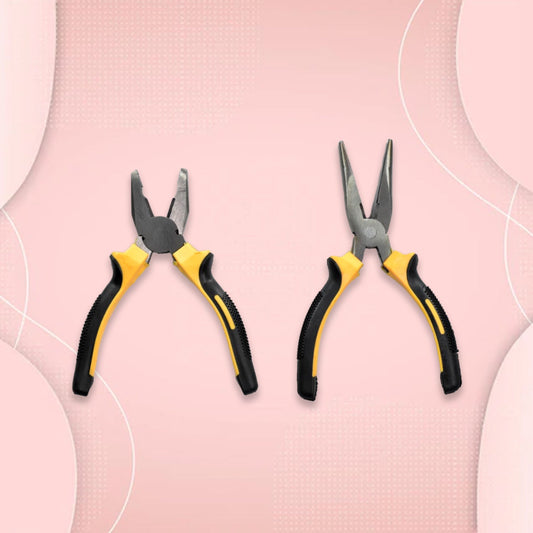 9172 Sturdy Steel Combination Plier for Home & Professional Use 2pc DeoDap