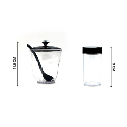 8122 Ganesh rendy Condiment set For Kitchen Transparent jar For Easy To Access Spice 1 Piece Spice Set  (Plastic) DeoDap