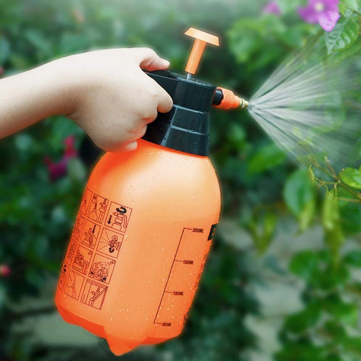 0645A Water sprayer hand help pump pressure garden sprayer - 2 Ltr DeoDap