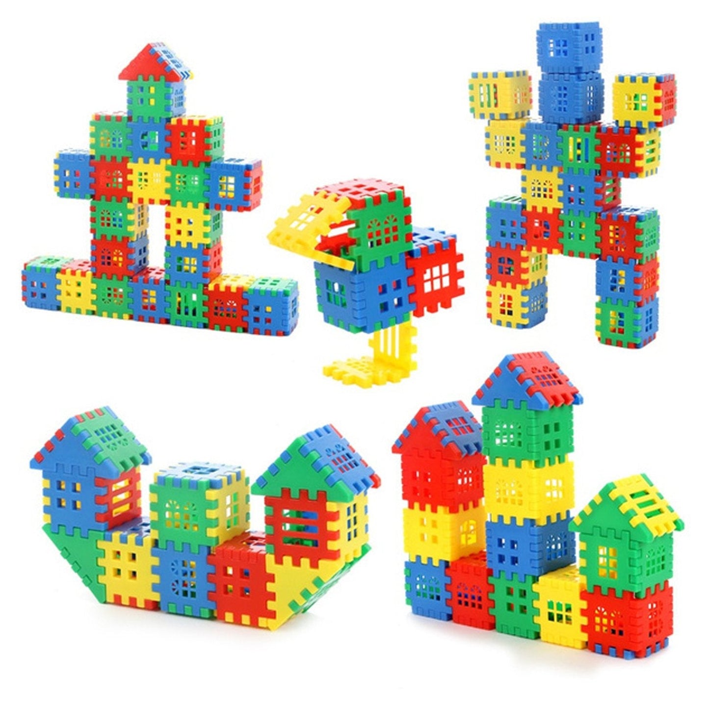 3911 200 Pc House Blocks Toy used in all kinds of household and official places specially for kids and children for their playing and enjoying purposes. DeoDap