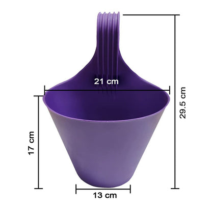 4822 Hanging Planter Pot used for storing and holding plants and flowers in it and this is widely used in in all kinds of gardening and household places etc. DeoDap