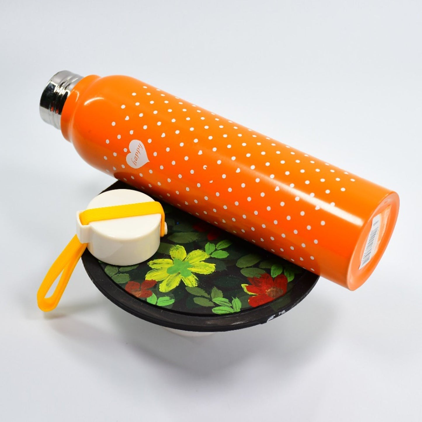 6451 400ML Stainless Steel Printed water bottle for school, college and office. DeoDap