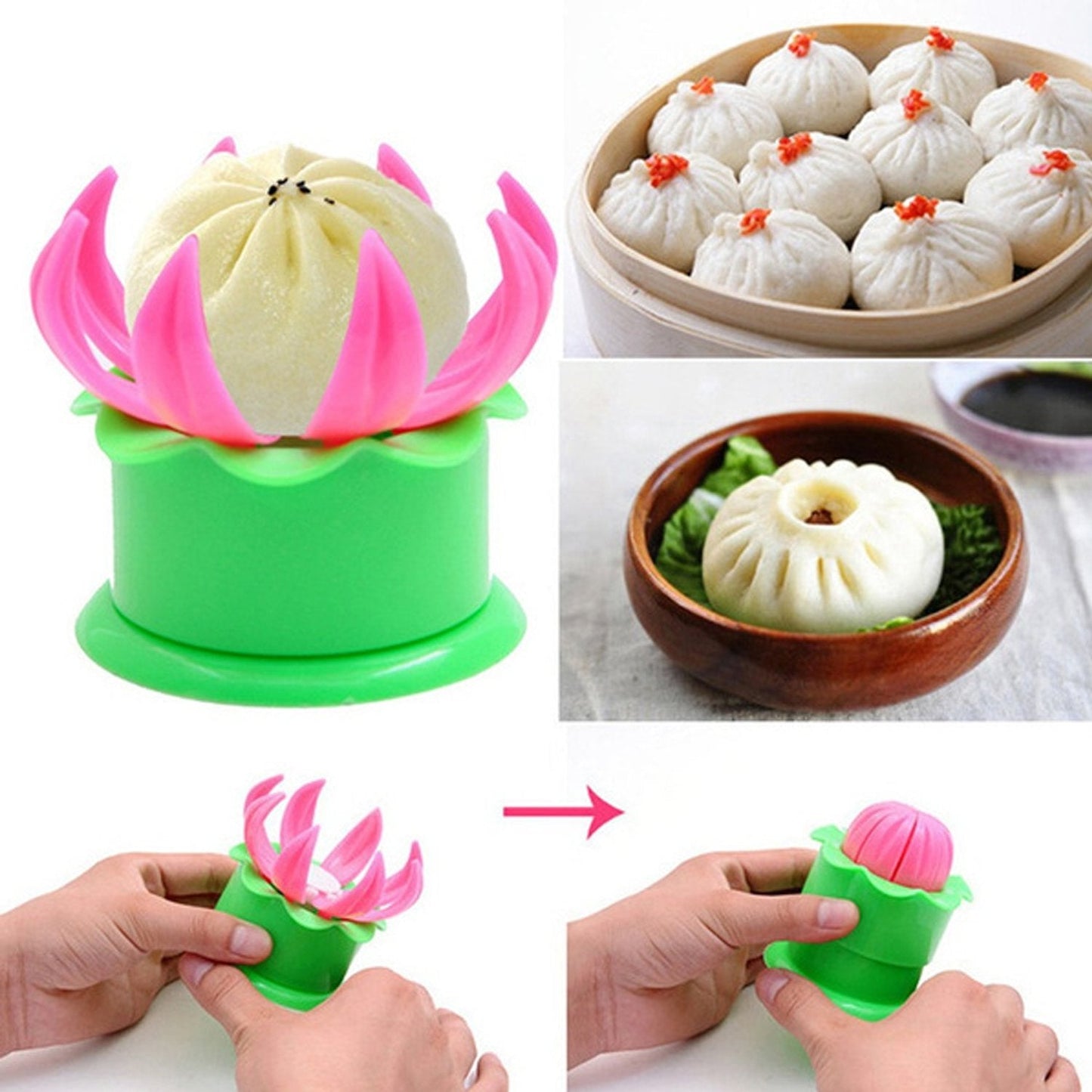 2602 Steamed Stuffed Bun Making Mold DeoDap