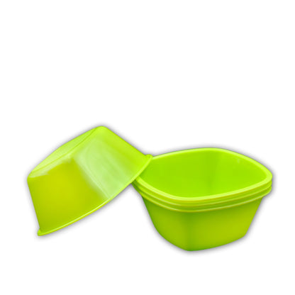 2427 Square Plastic Bowl For Serving Food (Pack of 4) DeoDap