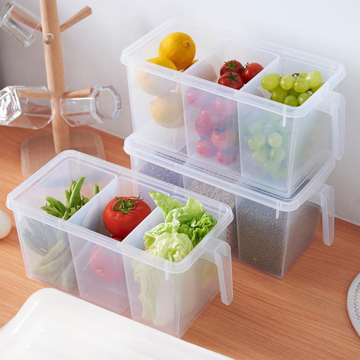 2518B Refrigerator Organizer Fresh-Keeping Box Case Kitchen Storage Box DeoDap