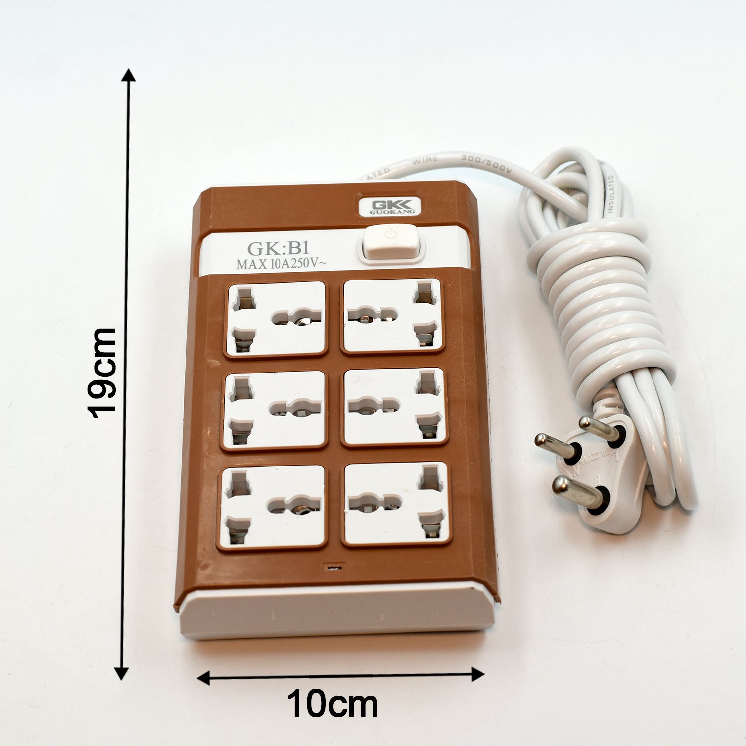 7421 Extension Board 250V 6 Way Extension Board DeoDap