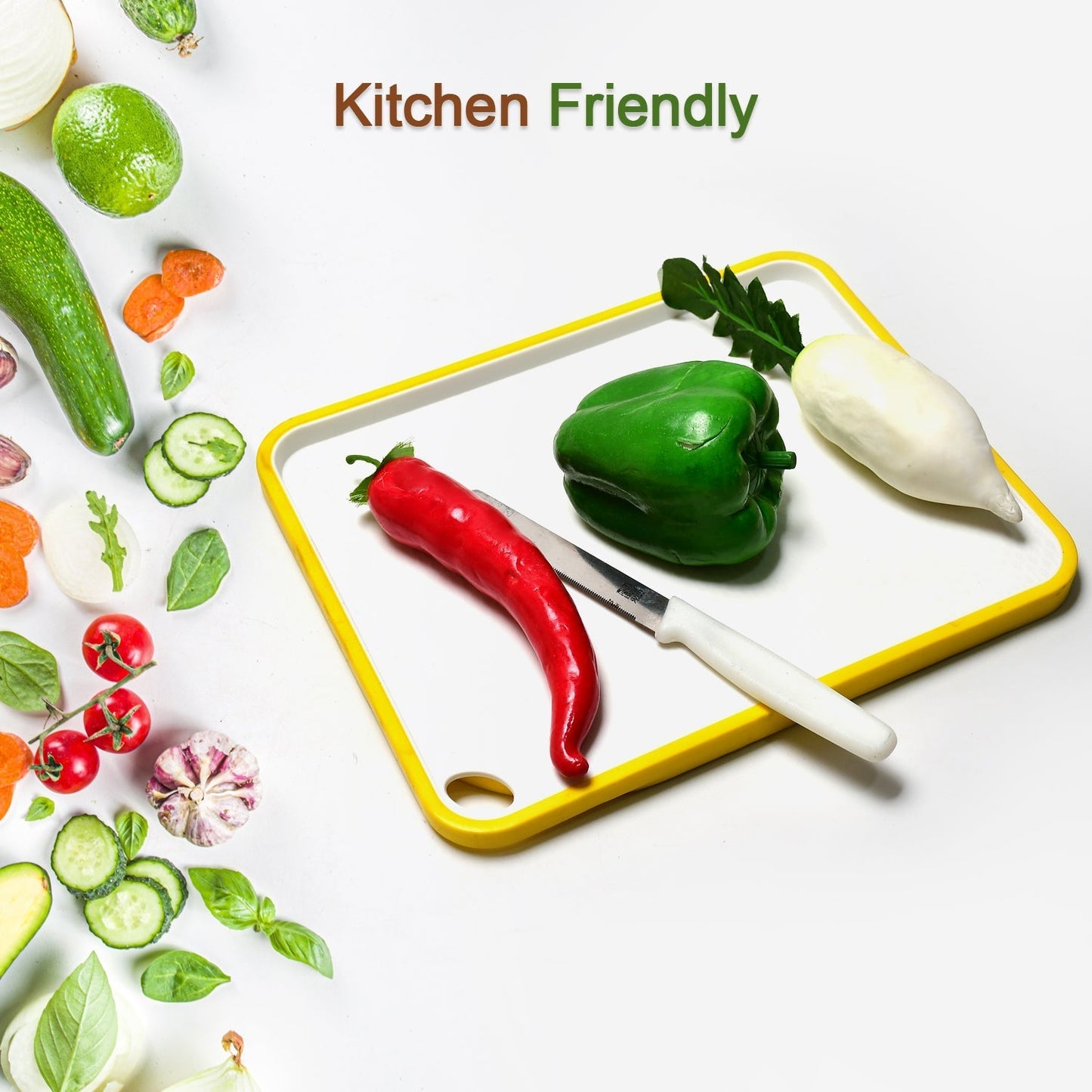 7115 Premium Sturdy PP Chopping Board DeoDap