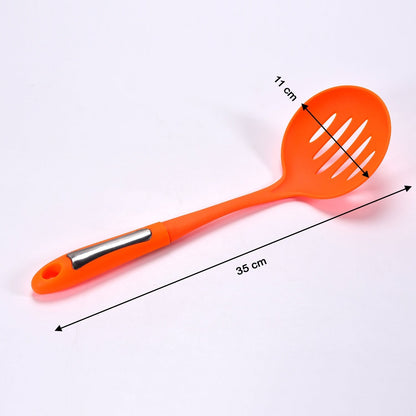 2256 35cm Cooking Shovels Vegetable Colander Scoop Nylon Spoon Large Colander Soup Filter Kitchen Tools DeoDap