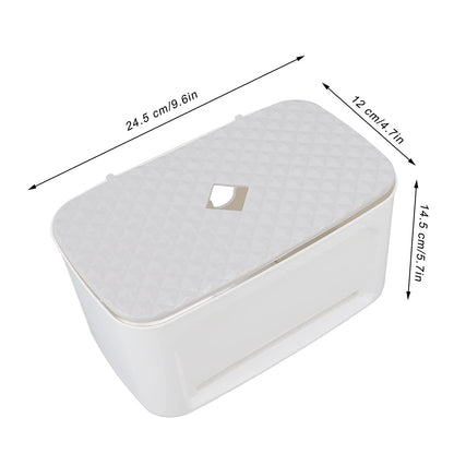 7676 Toilet Paper Holder No Drilling with Drawer and Multifunctional Storage Box for Bathroom, DeoDap