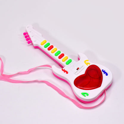 4464 Battery Operated Musical Instruments Mini Guitar Toys and Light for 3+Years Old Kids. DeoDap