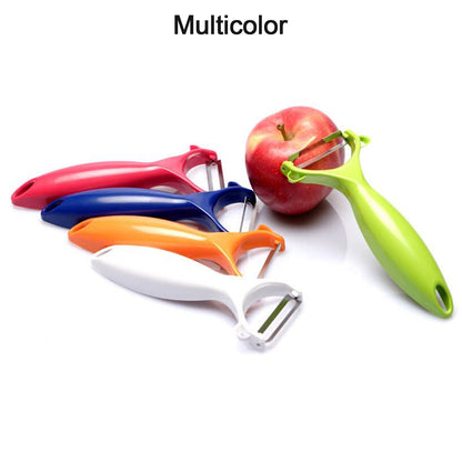 2115 Multi-Function Non-Slip Handle steel Blade Peeler for Kitchen (1pc) DeoDap