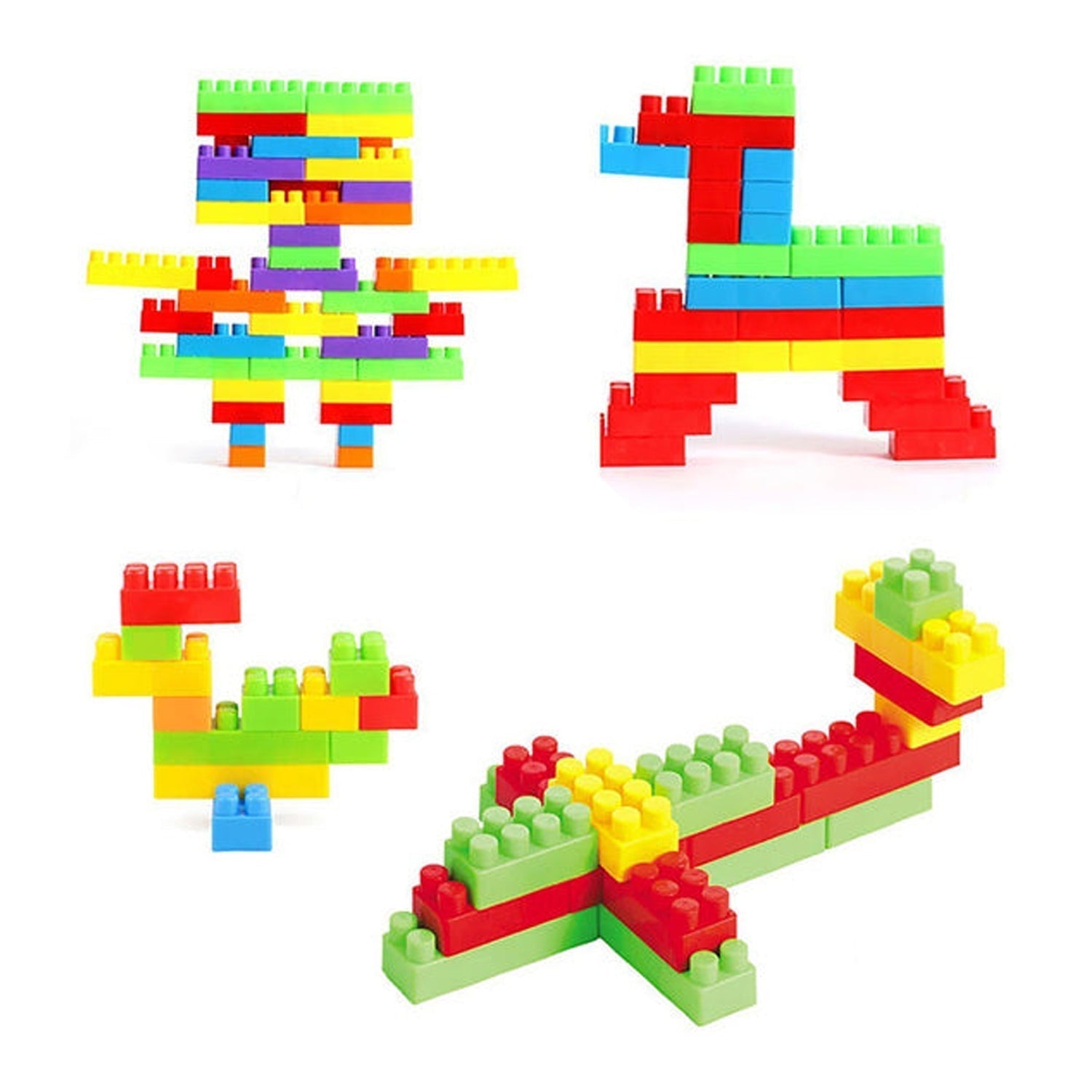 4627 A Building Blocks 60 Pc widely used by kids and children for playing and entertaining purposes among all kinds of household and official places etc. DeoDap