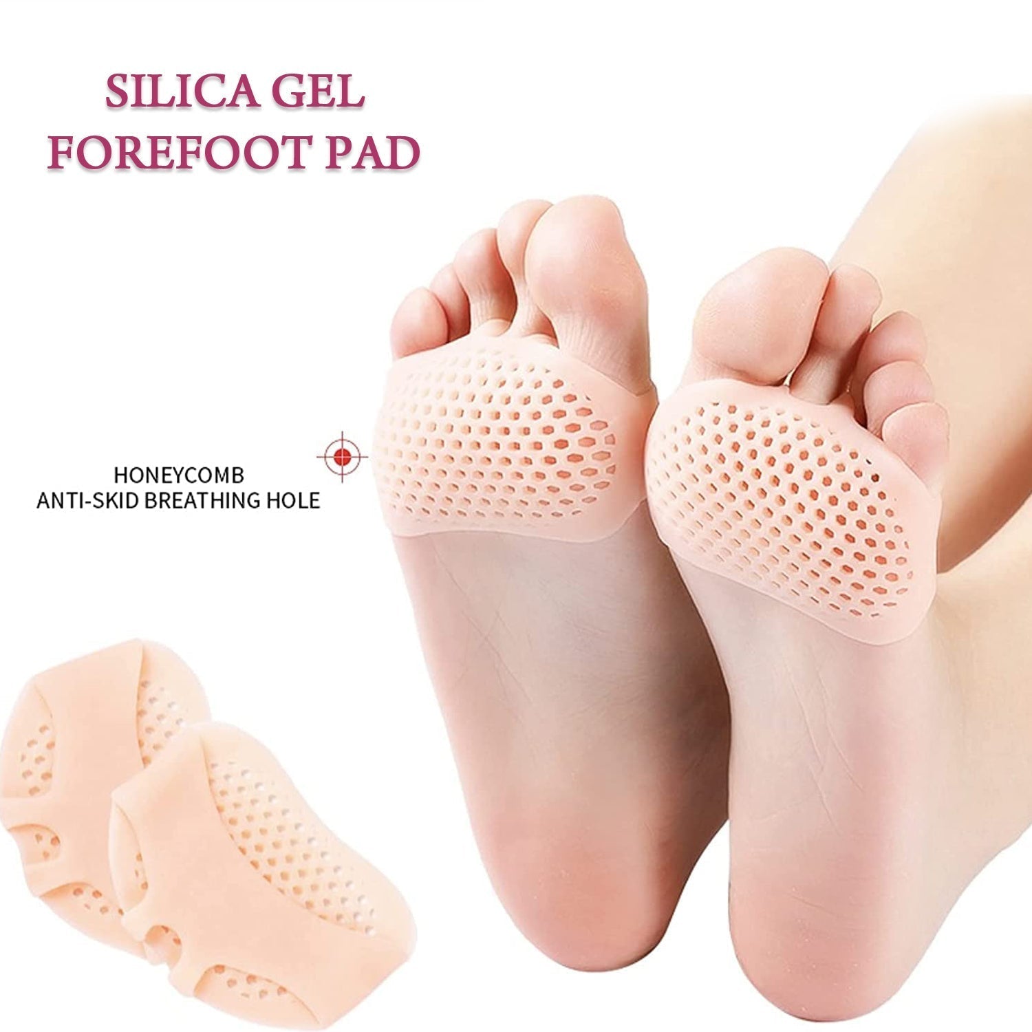 6257 SILICONE TIPTOE PROTECTOR AND COVER USED IN PROTECTION OF TOE FOR MEN AND WOMEN DeoDap