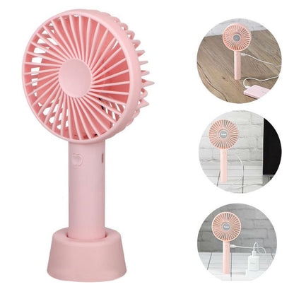 4787 Portable Handheld Fan used in summers in all kinds of places including household and offices etc. DeoDap