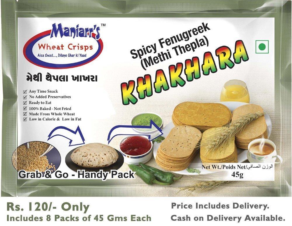 013 Methi Thepla (Pack of 8) Maniarr's