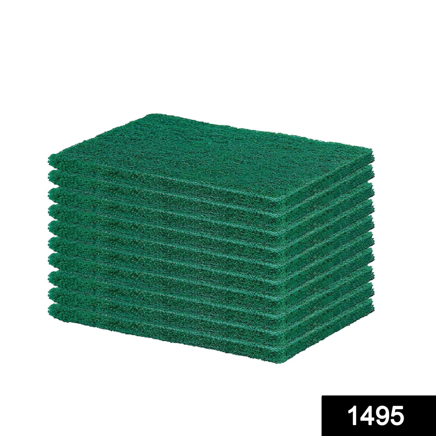 1495 Green Kitchen Scrubber Pads for Utensils/Tiles Cleaning DeoDap