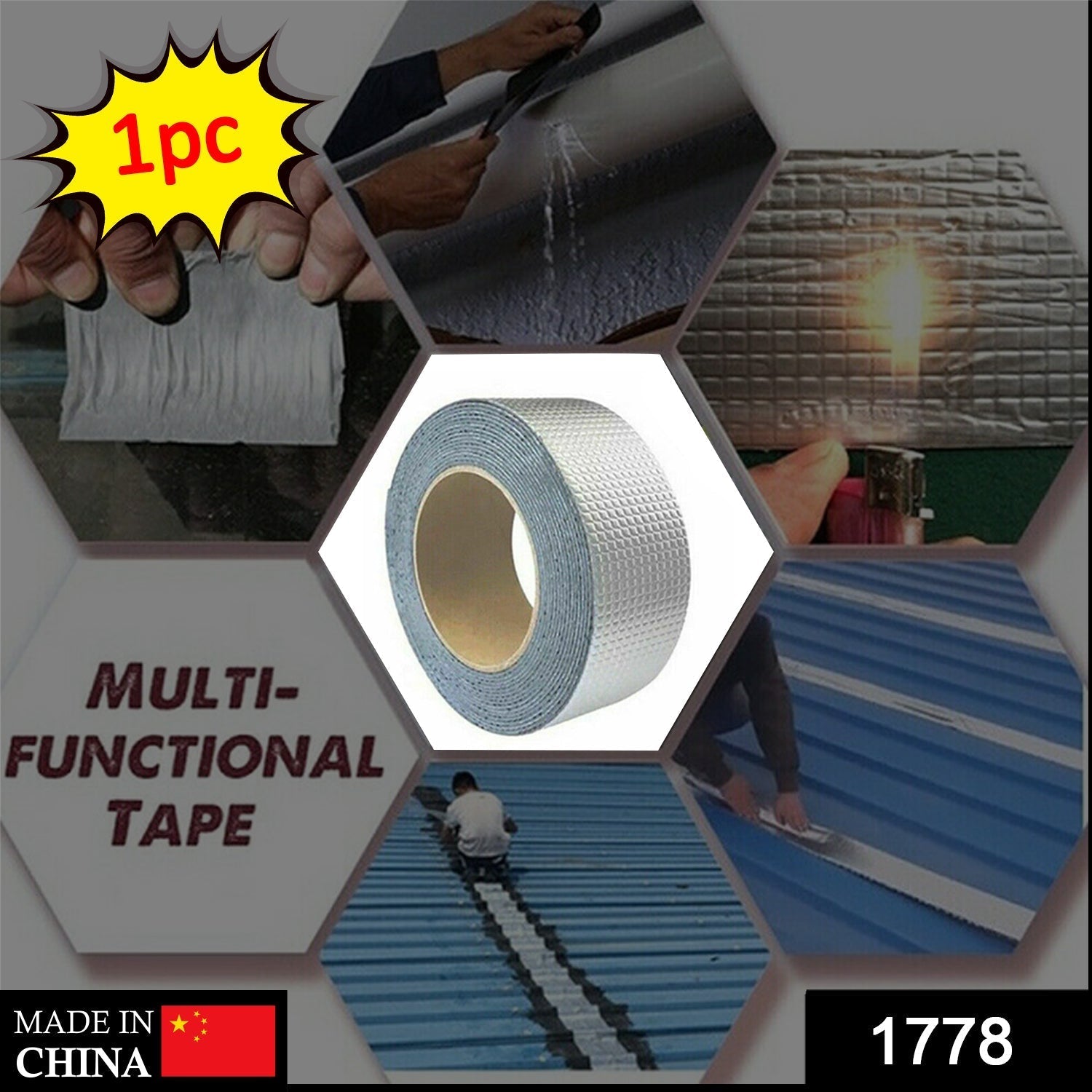 1778 Aluminium Self Adhesive Foil Tape DeoDap