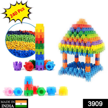 3909 240 Pc Hexa Blocks Toy used in all kinds of household and official places specially for kids and children for their playing and enjoying purposes. DeoDap