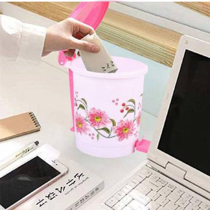 3670 Plastic Pedal Dustbin/Desk Dustbin DeoDap