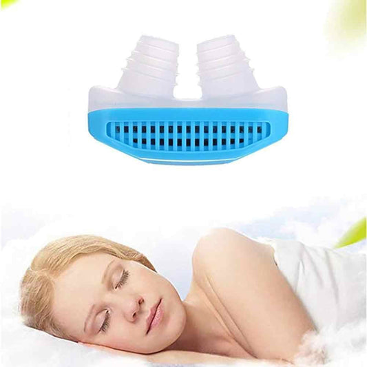 353 - 2 in 1 Anti Snoring and Air Purifier Nose Clip for Prevent Snoring and Comfortable Sleep DeoDap