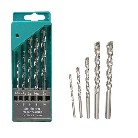 416 Metal Drill Bit Set (Multicolor, 5-Piece) DeoDap