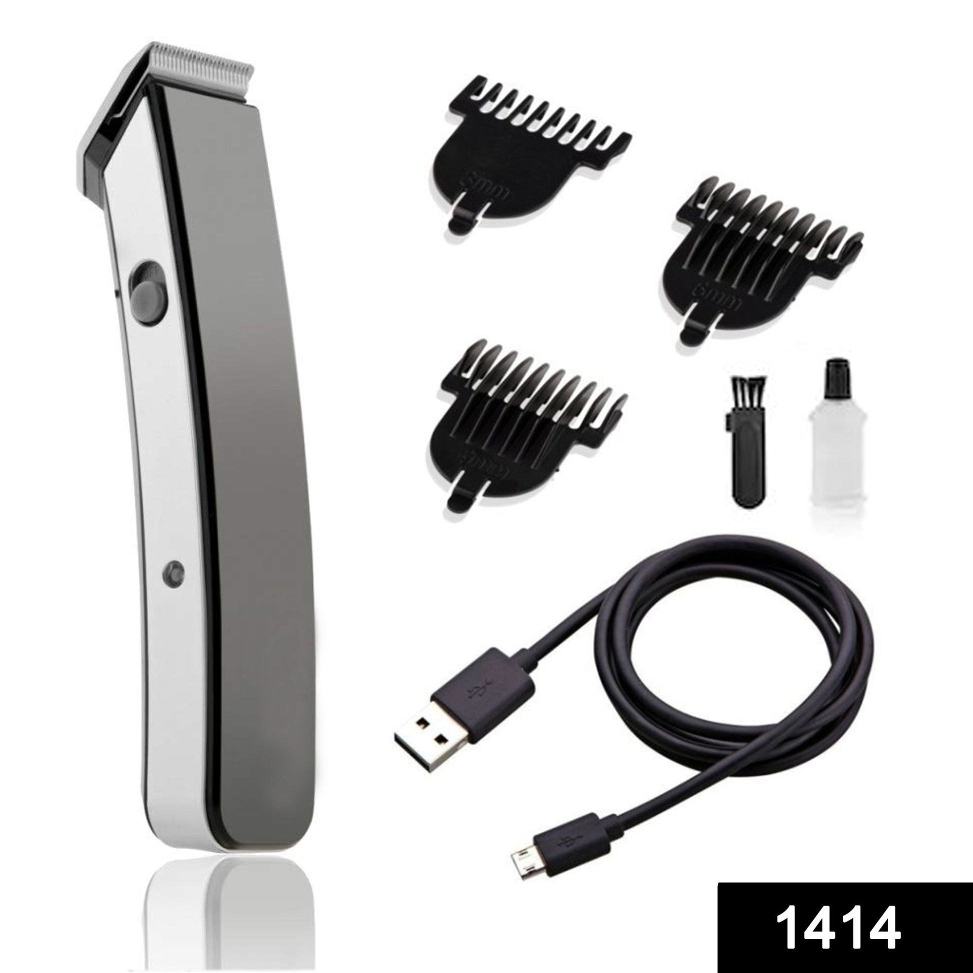 1414 Rechargeable, Cordless Beard and Hair Trimmer For Men DeoDap