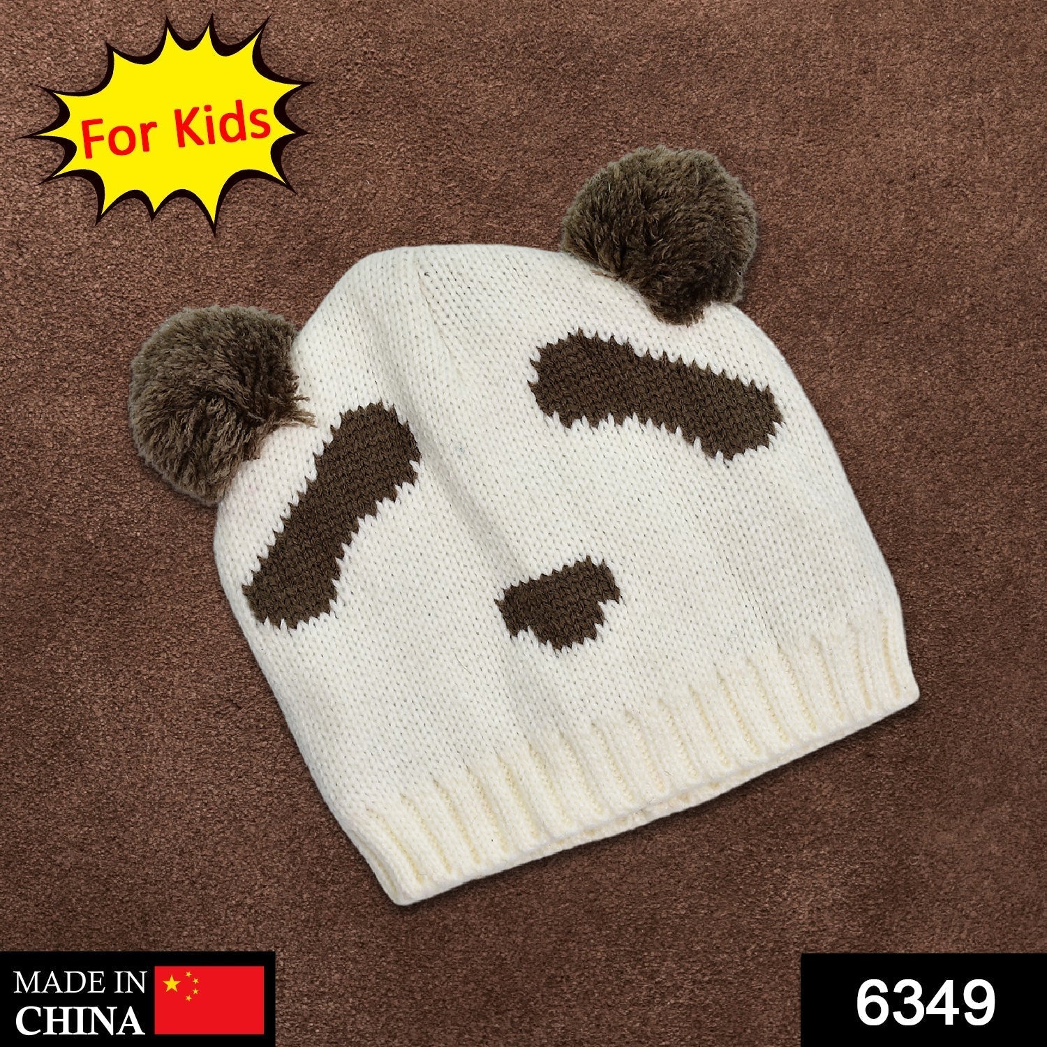 6349 Kids Winter Warm Soft Woolen Cap for Baby Boys and Girls DeoDap