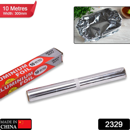 2329 Aluminum Foil Roll Heavy Duty Non Stick Thick Aluminum Foil Sheet Baking Grilling Tool (10mX300mm) DeoDap