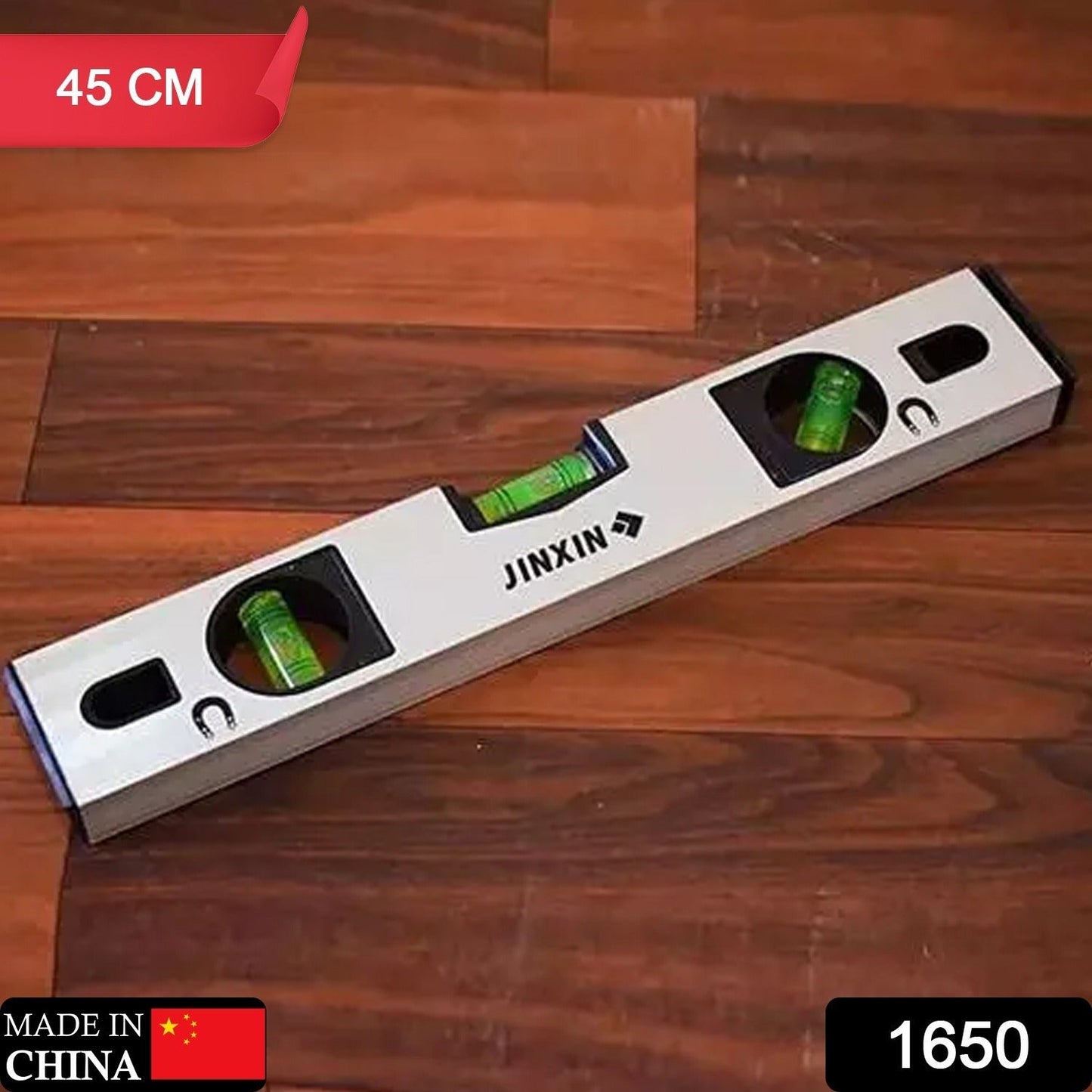 1650 Spirit Level Carpenter's Level Magnetic Carpenter's Level  Overhead Viewing Slot for Levelling, Furniture & Construction