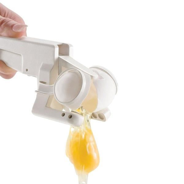 109 Plastic Handheld Egg Cracker with Separator DeoDap