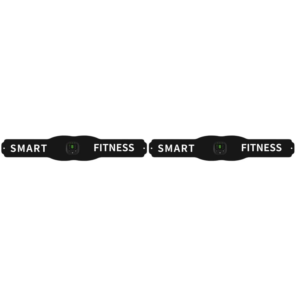 The grand magazin weight loss Abdomen Waist for Fitness Belt Abdominal Smart Home Men Exercise Women USB Training of Black Charging