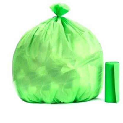 1585 Bio-degradable Eco Friendly Garbage/Trash Bags Rolls (19" x 21") (Green) DeoDap